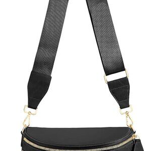 Elegant Waterproof Nylon Fanny Pack for Women - Stylish Crossbody Bum Bag